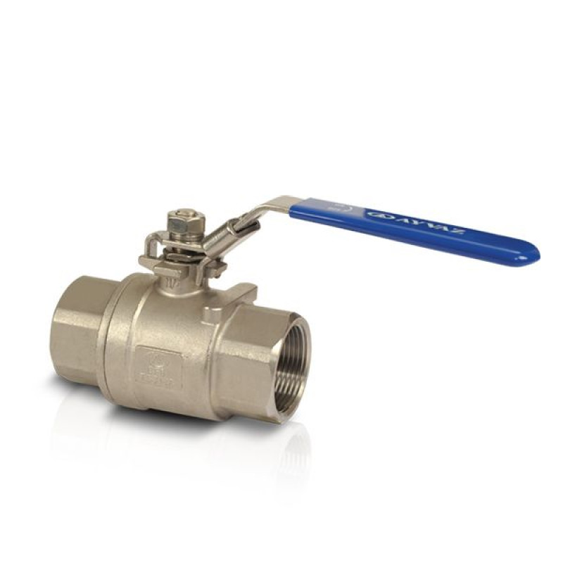 Ayvaz Кран кульовий нержавіючий муфтовий V-2T Ду 32 (V2T032)