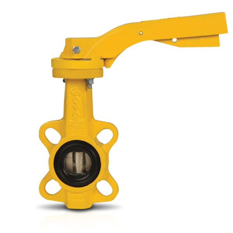 Ayvaz Засувка <strong>Батерфляй</strong> для газу <em> KV-7</em> з чавунним диском <em>Ду 250</em> (KV9250)