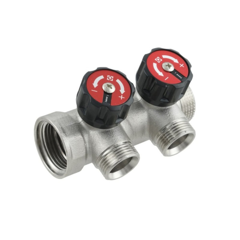 Raftec Коллектор 1"x3/4" 2 выхода KV03022