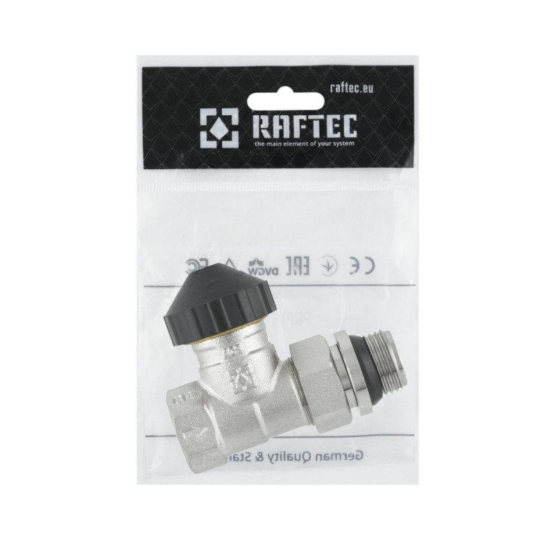 Raftec Клапан термостатический прямой 1/2"х1/2" (под термо) M30 x1.5 (PKPT 11)