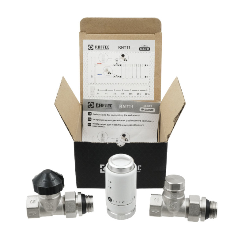 Raftec Комплект термостатичний M30 прямий 1/2" KNT 11