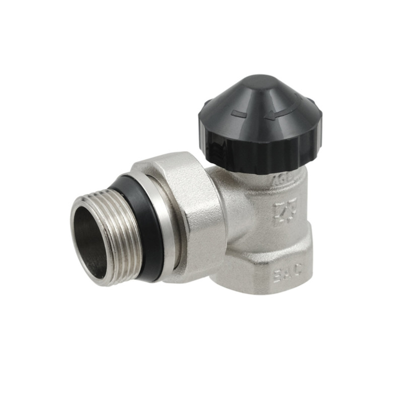 Raftec Кран под термоголовку угловой с антитечкой 3/4" KPT 21