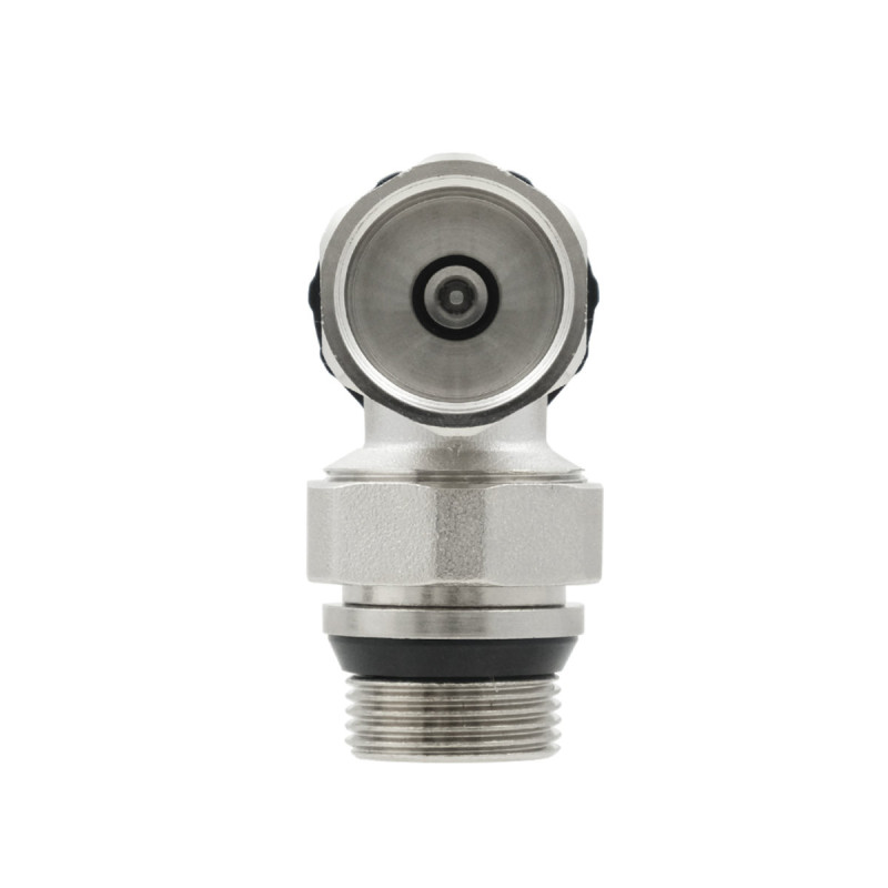 Raftec Кран под термоголовку угловой с антитечкой 3/4" KPT 21