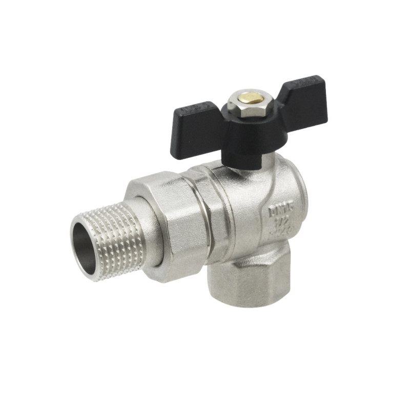 Raftec Кран шаровый BLACK DN15 НВ 1/2" бабочка DRBS1-U