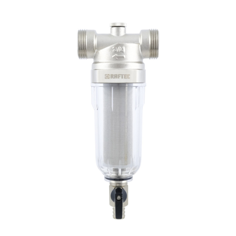 Raftec Самопромывочный фильтр с манометром 3/4" RMCF02