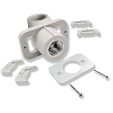 Wavin Коліно настінне для гіпсокартону 20x1/2" (SNKS020SXX)