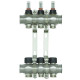 Коллектор с расходомерами Raftec STEEL 1"х3