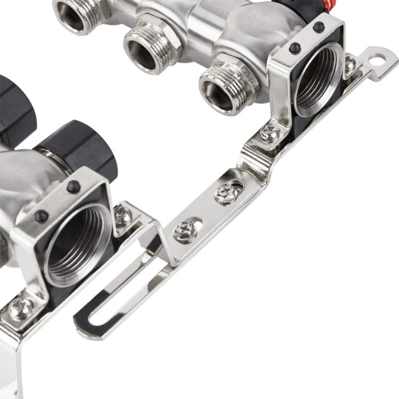 Коллектор с расходомерами Raftec STEEL 1"х6 RC03-06