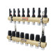 Коллектор с расходомерами Raftec GOLD 1"х8 LCR-1.8