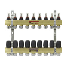 Коллектор с расходомерами Raftec GOLD 1"х9 LCR-1.9