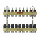 Коллектор с расходомерами Raftec GOLD 1"х9 LCR-1.9