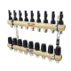 Коллектор с расходомерами Raftec GOLD 1"х9 LCR-1.9