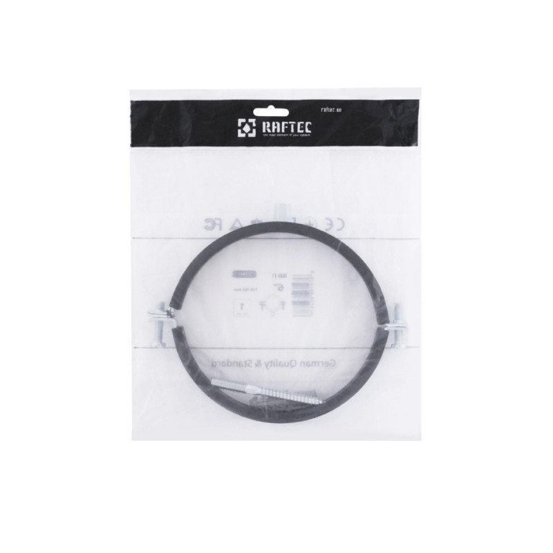 Raftec Хомут трубный (гайка (М8+10)+шуруп) 6" (159-163) RHO-159163