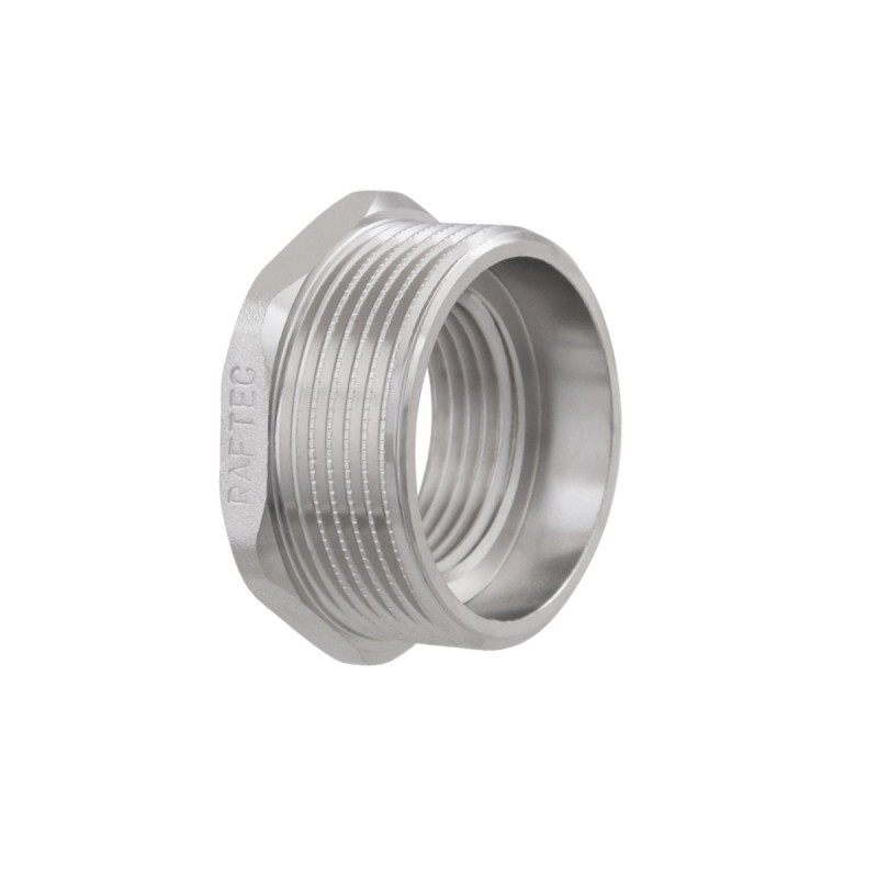 Raftec Футорка 1 1/2х1" никель