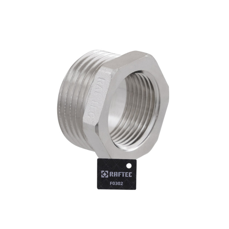 Raftec Футорка 1х3/4" никель