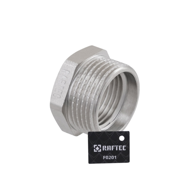 Raftec Футорка 3/4х1/2" никель