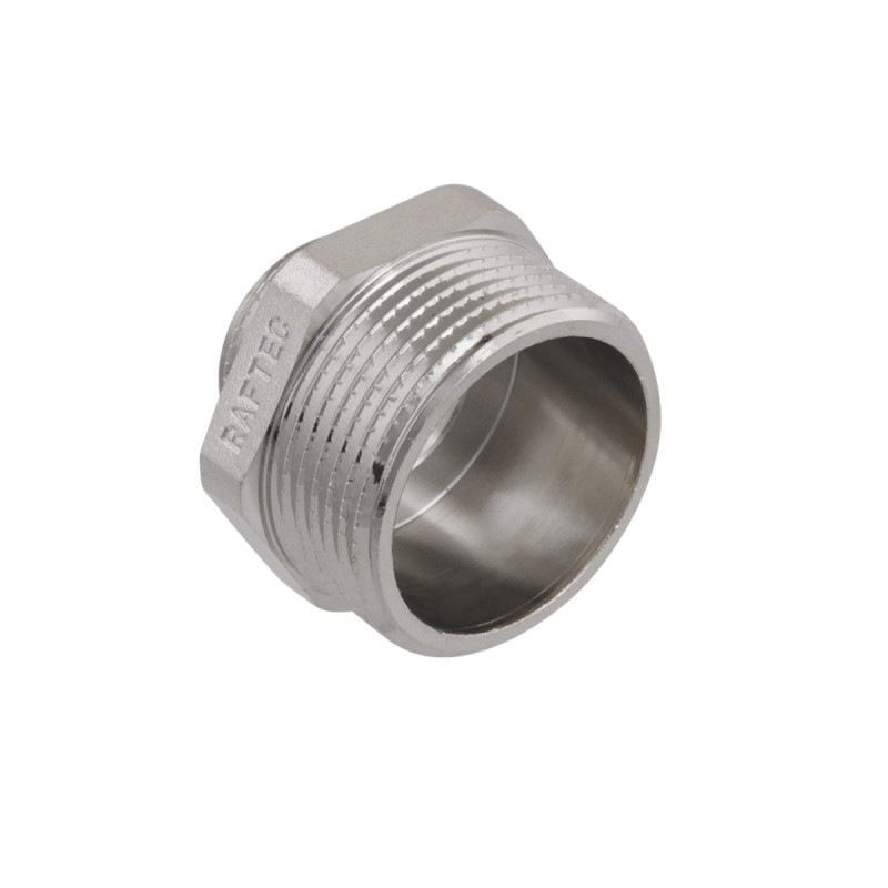 Raftec Ниппель 1 1/4x3/4" никель