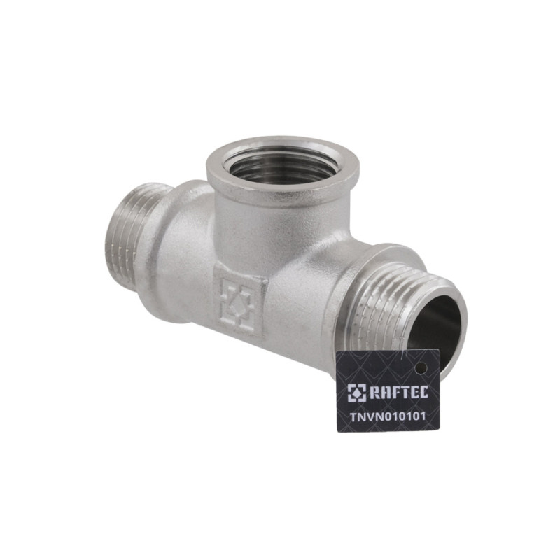 Raftec Тройник 1/2" НВН никель