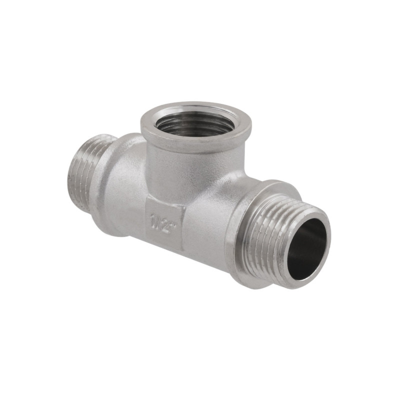 Raftec Тройник 1/2" НВН никель