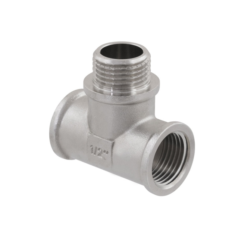 Raftec Тройник 1/2" ВНВ никель