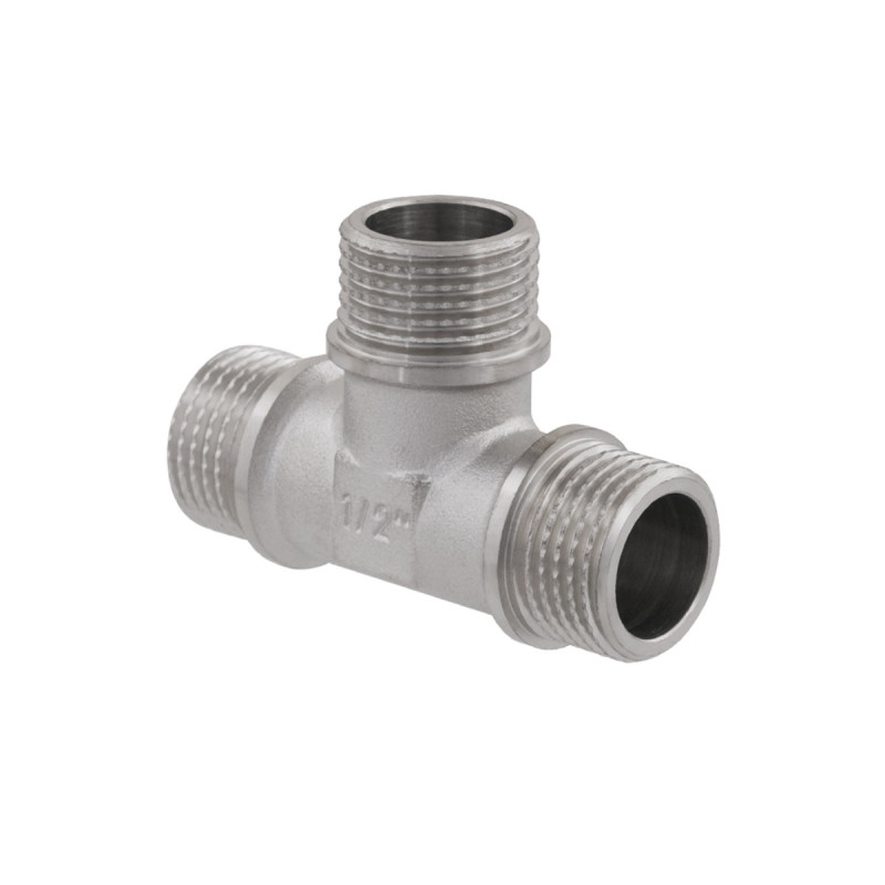 Raftec Тройник 1/2" ННН никель