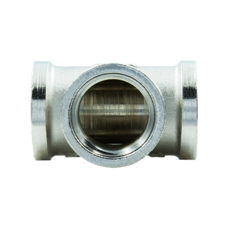 Raftec Тройник 1 1/4" ВВВ никель