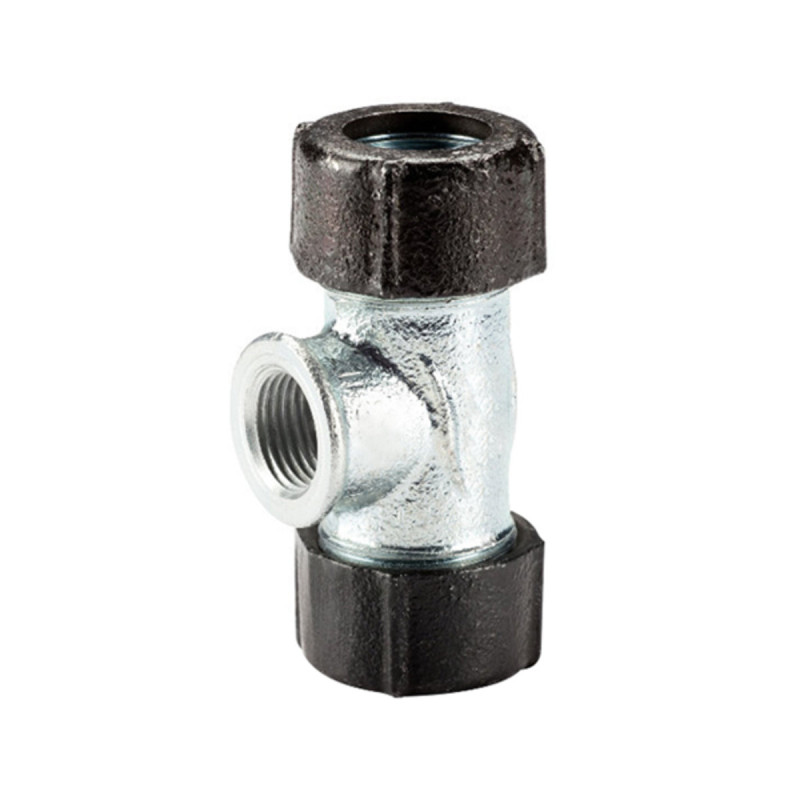 GEBO QUICK QT затискний трійник з різьбою DN32 40-42.9 x1 1/4" x40-42.9мм (17.195.04.04)