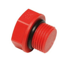 Wavin Заглушка коротка червона з гумовою прокладкою 1/2" (ZAGXXXXXXX)