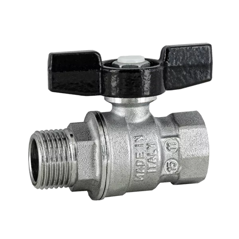 RIGAMONTI Кран шаровой Aurea PN35 1/2" внутр.-нар., рукоятка (1115.015)