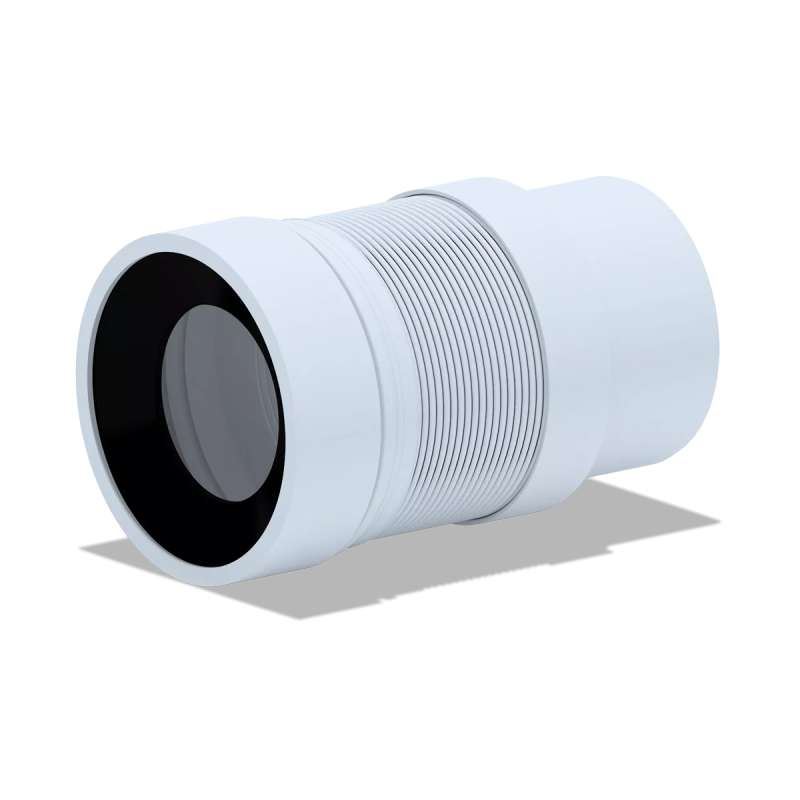 ANI-plast Подовжувач гнучкий для унітазу K821 випуск Ø110 мм (190-370 мм)