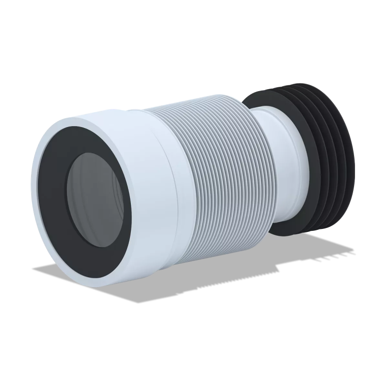 ANI-plast Подовжувач гнучкий для унітазу K828 випуск Ø110 мм (230-530 мм)