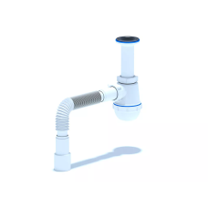 ANI-plast Сифон для мийки A0515, 1 1/2" x 40 з гнучкою трубою 40 x 40/50