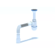 ANI-plast Сифон для мийки C0515, 1 1/2" х 40 з литим випуском, з гнучкою трубою 40 x 40/50