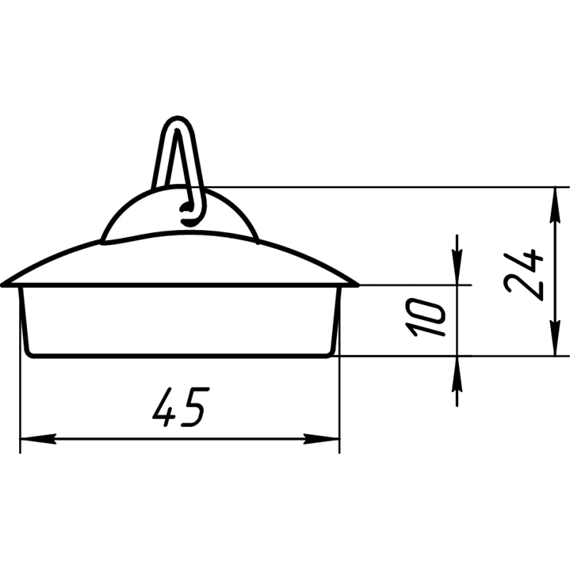 ANI-plast М300 Пробка Ані для сифона 1 1/2 "