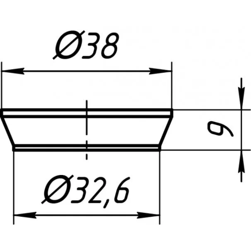 ANI-plast М032 Прокладка конічна 32 мм