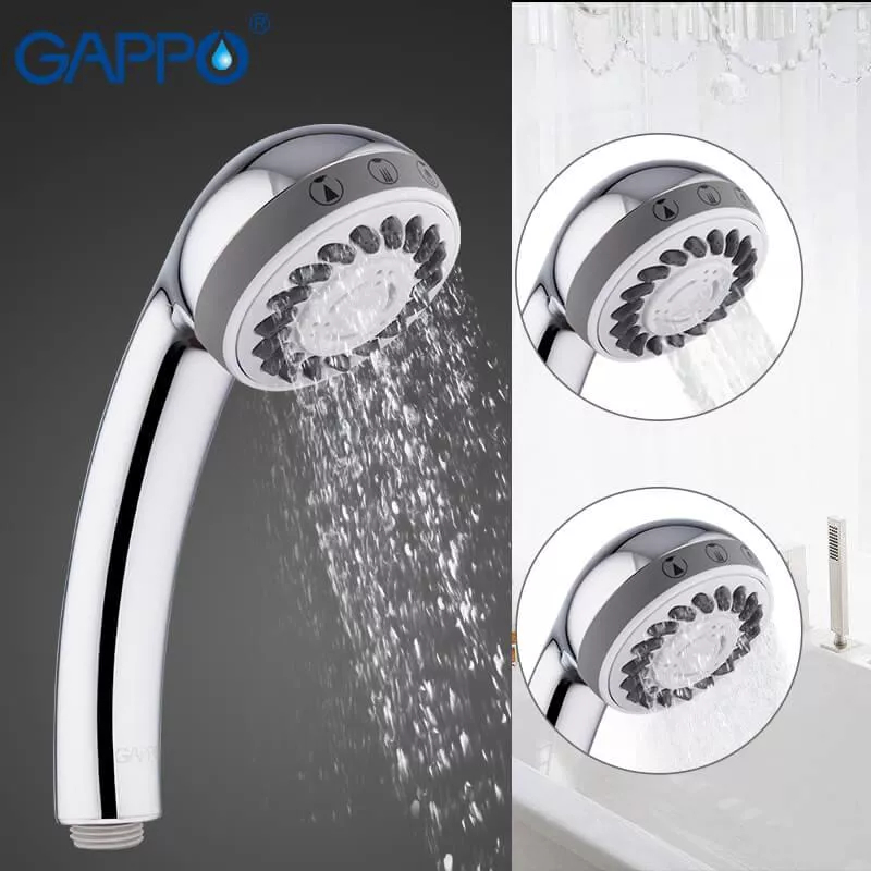 GAPPO Душова лійка G03, 3-режима, хром