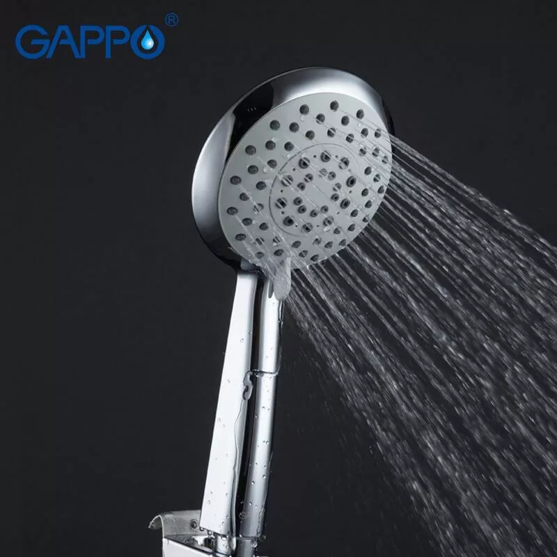 GAPPO Лійка для душу G17, 5-режимів, хром