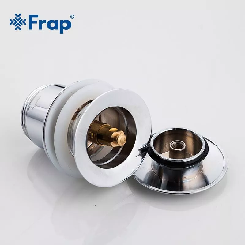 Frap Донний клапан F60, автомат, 1 1/4", хром