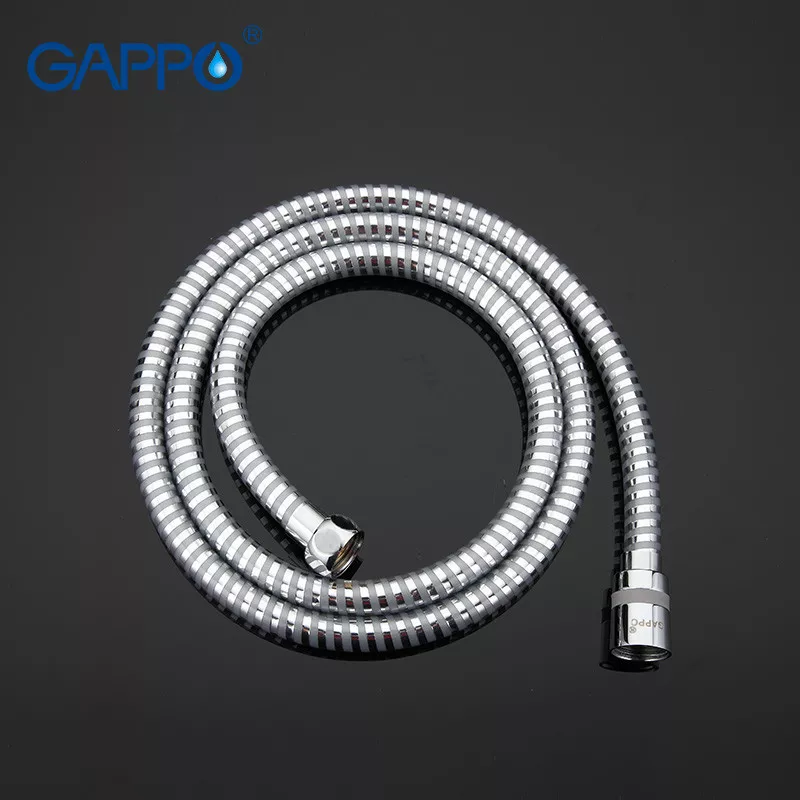 GAPPO Полімерний шланг для душу G42, 1500 мм, сірий/хром