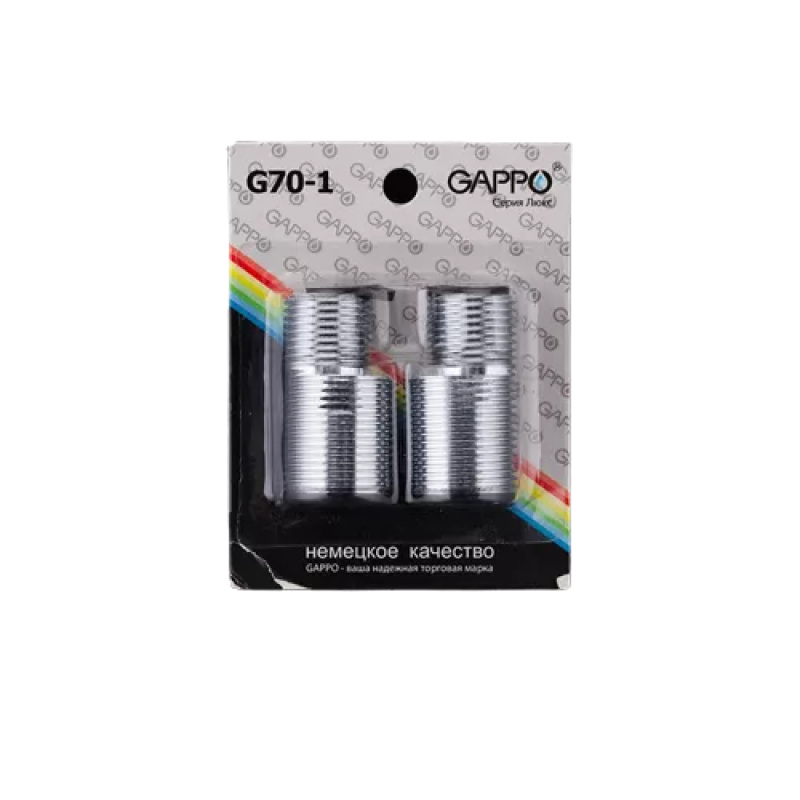 GAPPO Ексцентрики G70-1, довжина 5 см, хром