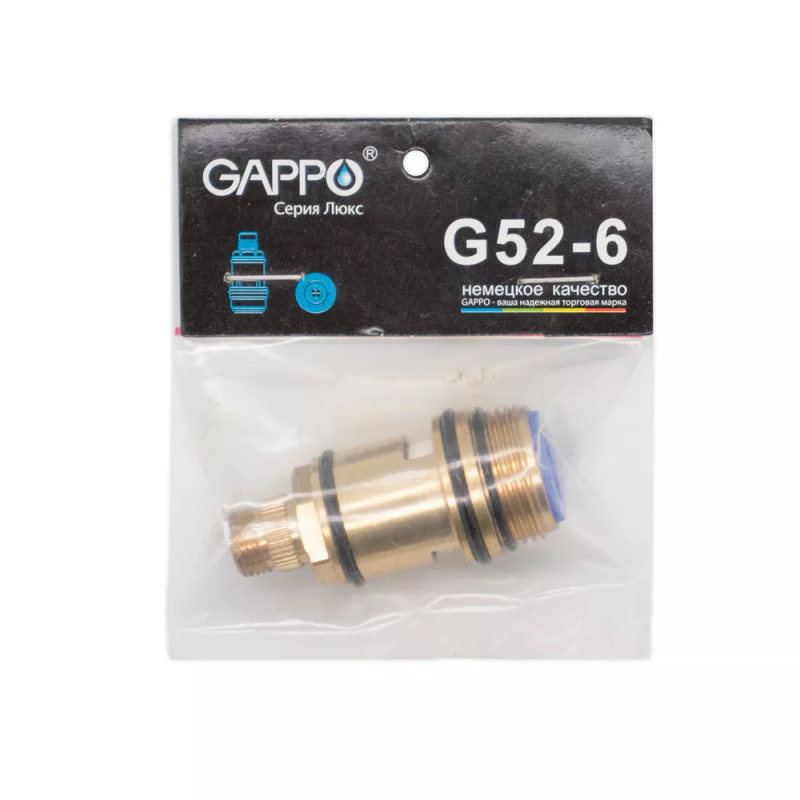 GAPPO Кран-букса G52-6 для перемикача G2402, G3248, 90°