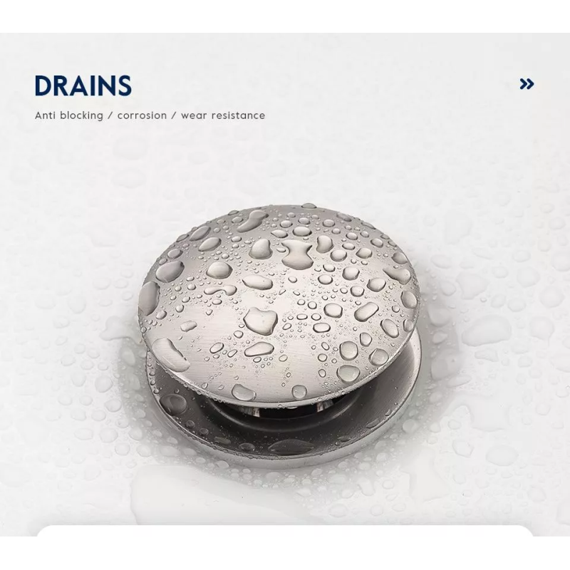 Frap Донний клапан F62-5, автомат, 1 1/4", сатин