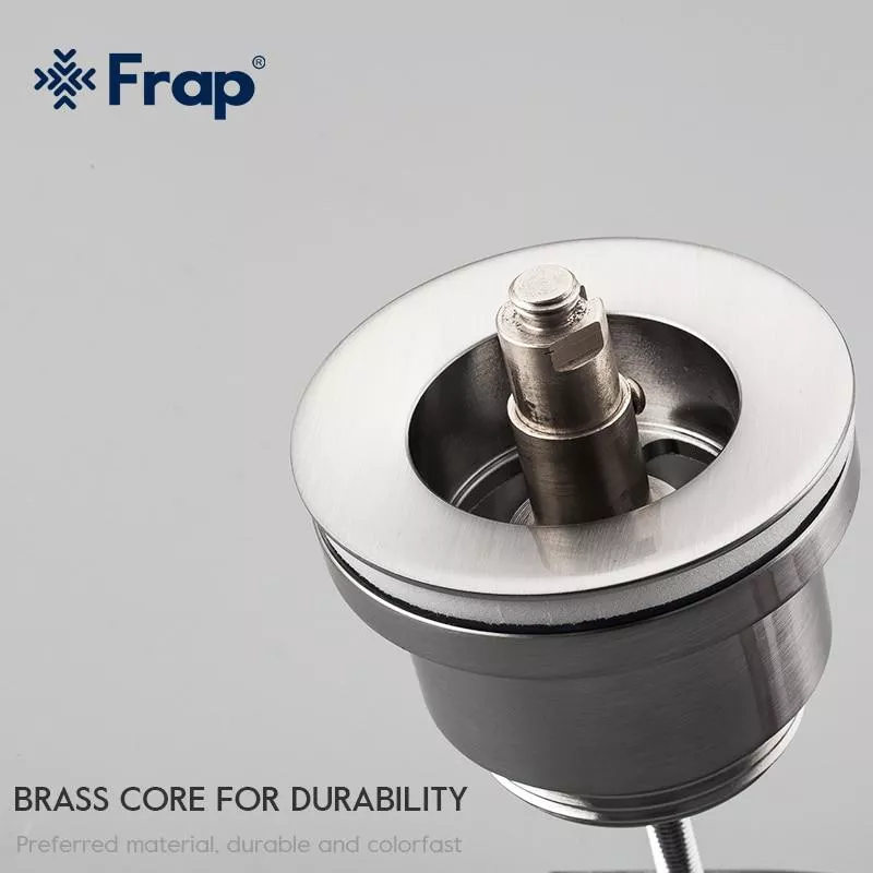 Frap Донний клапан F62-5, автомат, 1 1/4", сатин