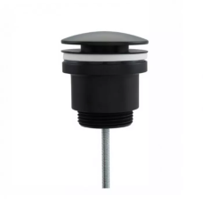 Frap Донний клапан F62-7 натискний, 1 1/4", чорний