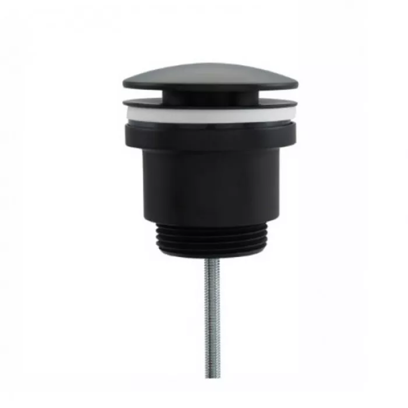 Frap Донний клапан F62-7 натискний, 1 1/4", чорний