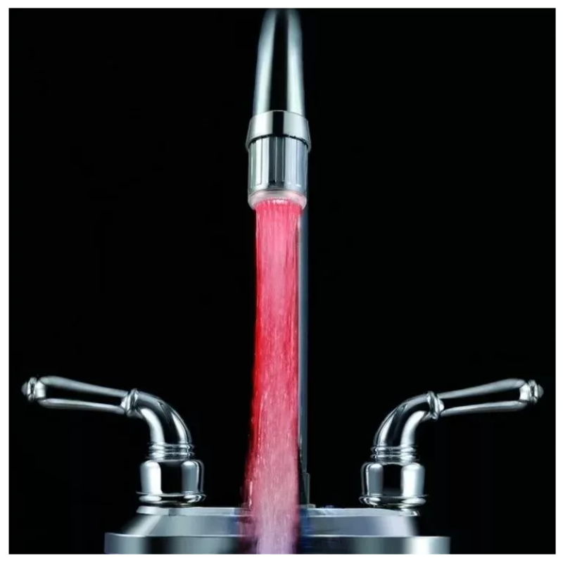 Frap Аератор дворежимний F72-10 поворотний з датчиком температури, LED (3 кольори), РВ