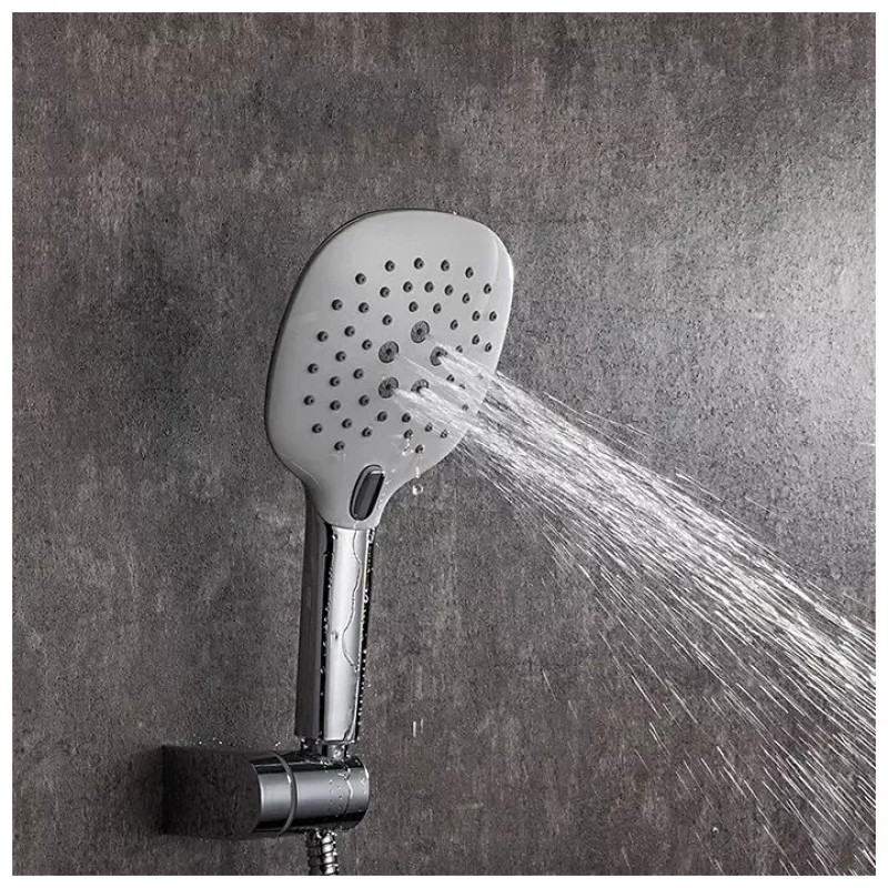 Frap Душовий набір IF302, (лійка 3-режими, шланг, тримач), хром