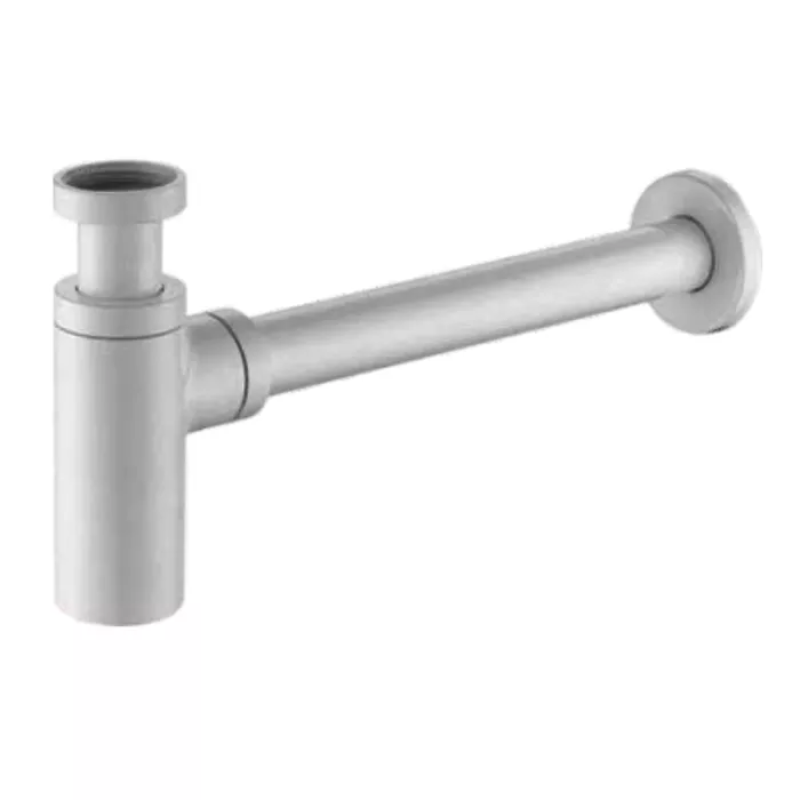 Frap Сифон для раковини F82-6 під донний клапан, латунь, білий