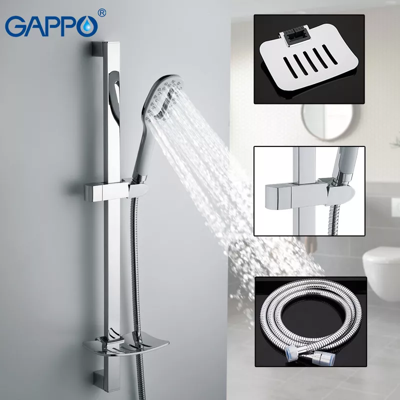 GAPPO Душовий гарнітур G8011, хром