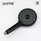 GAPPO Душова лійка G004, 3-режим, чорний